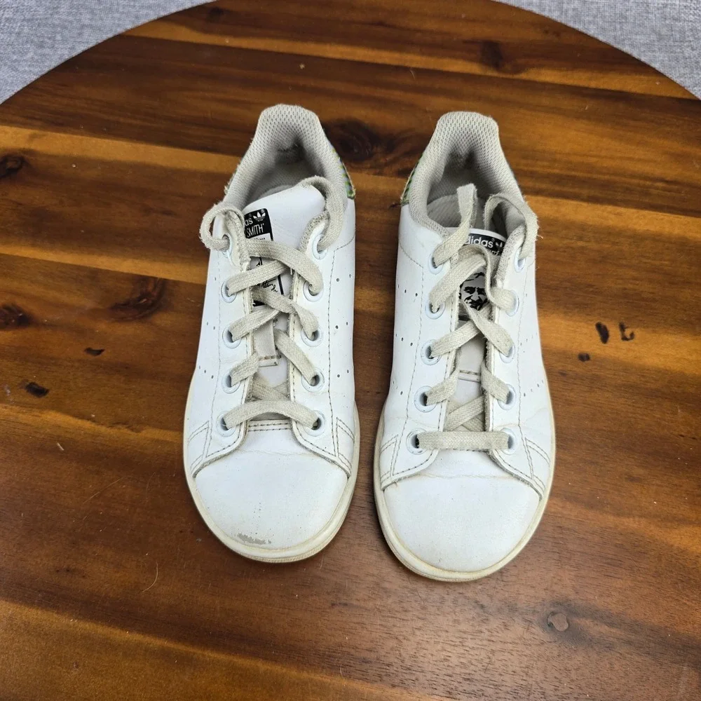 Adidas Stan Smith J White Iridescent‎ Kids Sneakers EH0782 Size 11K